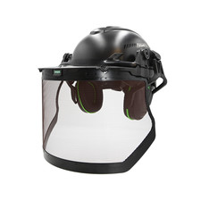 MSA V-Gard H1 Trivent Helmet with Ear Defenders and Visor Combo