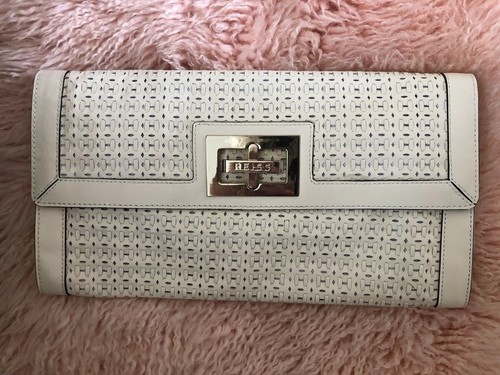 Reiss leather clutch - reiss,