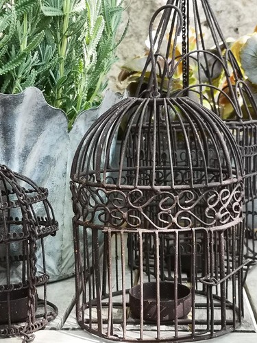 Hanging wire bird - hanging, cage