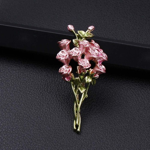 Ladies fashion enamel flower - fashion,