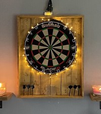 Wooden dart board surround