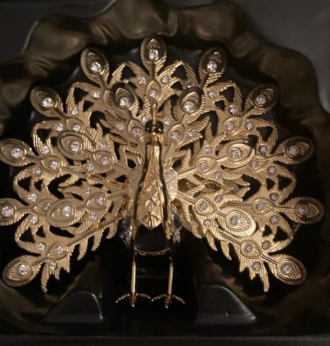 24k gold plated - 24k, peacock