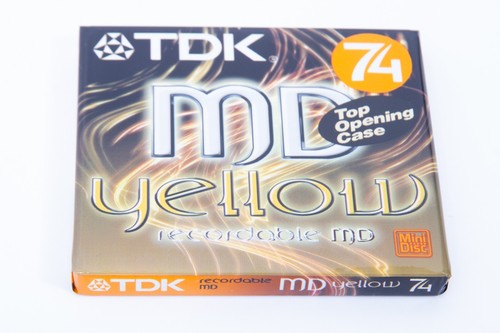 Tdk 74min colour minidisc - tdk,