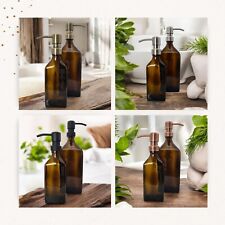 Amber Brown Glass Soap