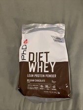 PhD Nutrition Diet Whey Powder Belgian Chocolate, Lean Protein, 1kg Bag