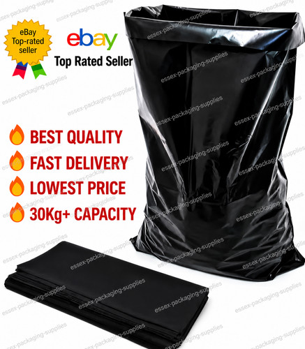 Black rubble sacks - black,