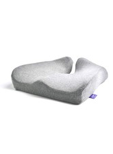 C Cushion Lab Dense Memory Foam Pressure Relief Ergonomic Seat Cushion, Gray