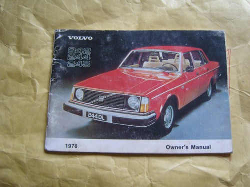 Volvo 242 244 245 - 244, owner’s