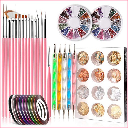 25pcs nail art brushes - 25pcs,