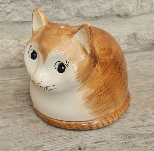 Vintage pottery ginger - ginger, cat