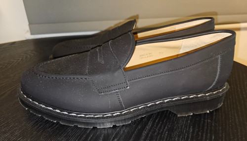 Solovair black greasy - greasy, penny