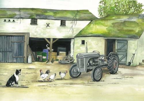 Grey fergie ferguson tractor - grey,