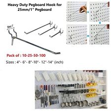 Heavy Duty PEGBOARD PEG Board Wall PEGBOARD 1"|25MM in 6 Sizes