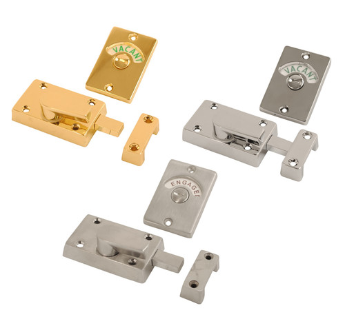 Chrome brass indicator - indicator, bolt