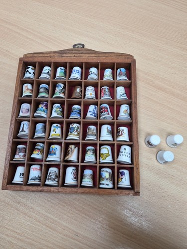 Vintage thimble display - vintage,