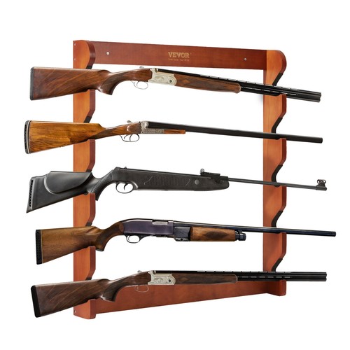 Wood gun rack wall - rack, 5