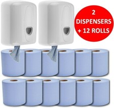  2 Blue Centerfeed Wall