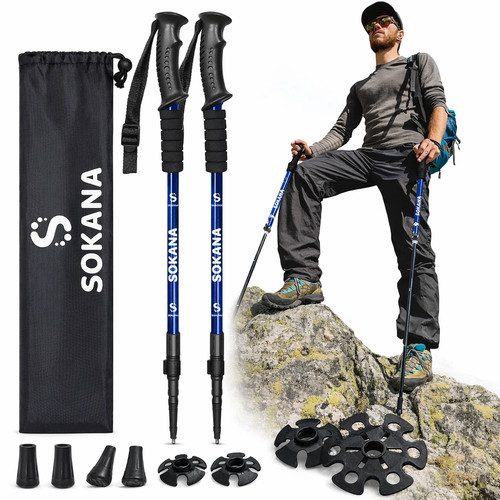 Telescopic poles walking - 2,