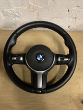 BMW F20 F21 F30 F31 F34 F32 F36 M SPORT LEATHER STEERING WHEEL 9-10 Condition
