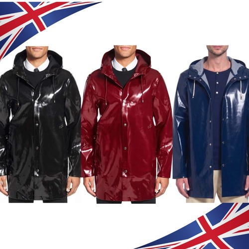 Mens waterproof vinyl raincoat - mens,