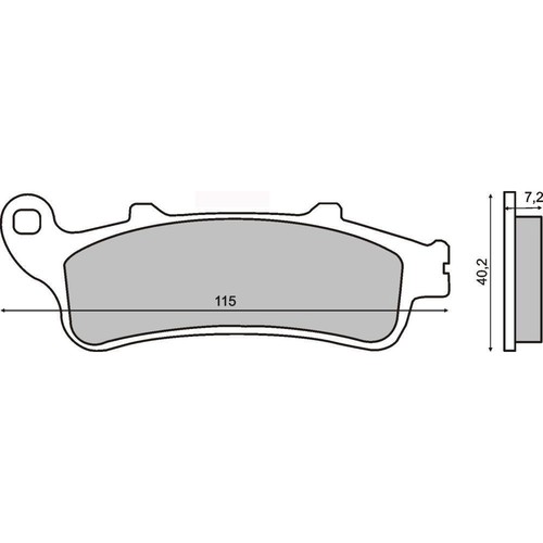Front brake pads - brake, honda