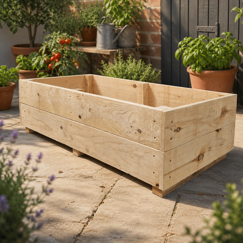 Raised bed planter heavy - -,