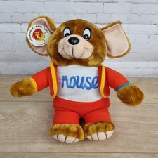 Vintage Jerry Grove Plush Pals Mouse Soft Toy Tom & Jerry Cartoon Red Suit, Tag