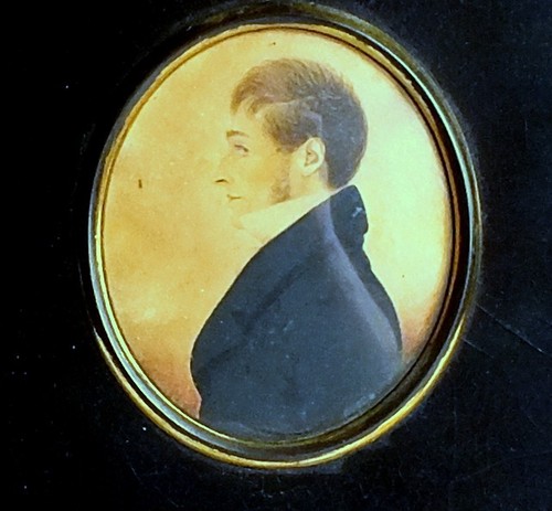 Antique georgian portrait - antique,