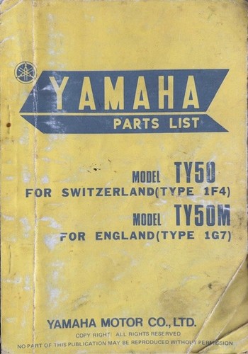 Yamaha ty50 ty50m 1976 - yamaha, /