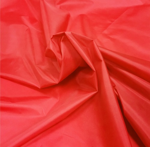 Red nylon look fabric - nylon, 5oz