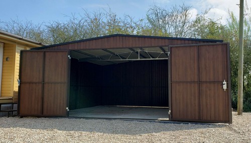 Metal workshop 18x18ft garden - workshop,