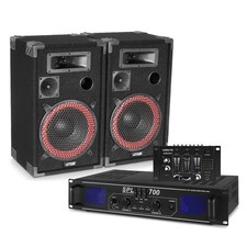 2x MAX 10" PA Speakers + Power