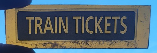 Stained glass train tickets - stained,