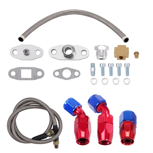 Turbo oil feed return - return, drain