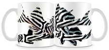Plecostomus Fish Mug L046 Zebra Plec Pleco
