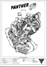 Panther Sloper engine cut-away