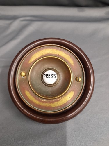Vintage brass entrance door - brass,