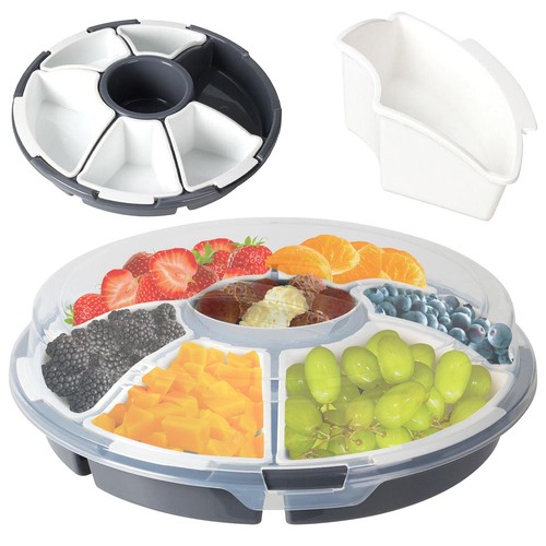 Round snack tray - snack, &