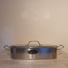 Quality Kitchen Craft Fish Kettle Stainless Steel Steamer, Poacher, Trivet 22″