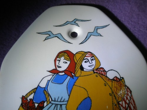 Scandinavian fishing folk art - scandinavian,