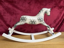 Rocking Horse Miniature Dappled needs finishing 16in tall and 26in Long on bow
