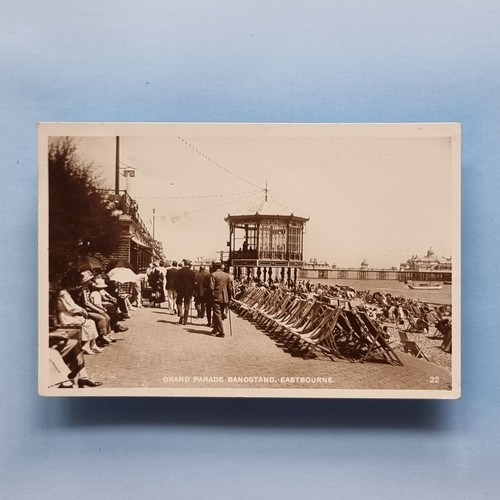 Eastbourne postcard 1927 - eastbourne,