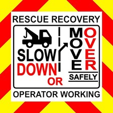 200mm Recovery Truck Sticker
