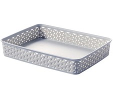 Grey A4 Paper Tray Curver