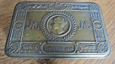 WW1 1914 Princess Mary Xmas Christmas Tin with contents.
