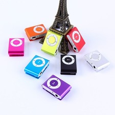 Silver Mini Portable USB MP3 Player Mini Clip MP3 Waterproof Sport Compact Me CT