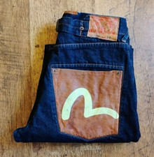 Evisu Jeans w/ Leather Pocket