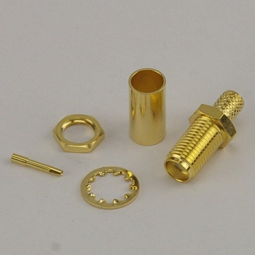 Sma female crimp connector - sma,