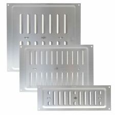 ALUMINIUM AIR VENT Open/Close Hit & Miss Sliding Metal Ventilation Grille Cover!