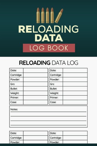 Reloading data log book - log,